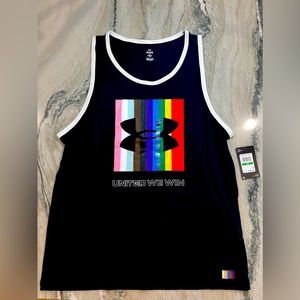 Limited run under armor, pride, tank top sold only at selected stores, LARGE